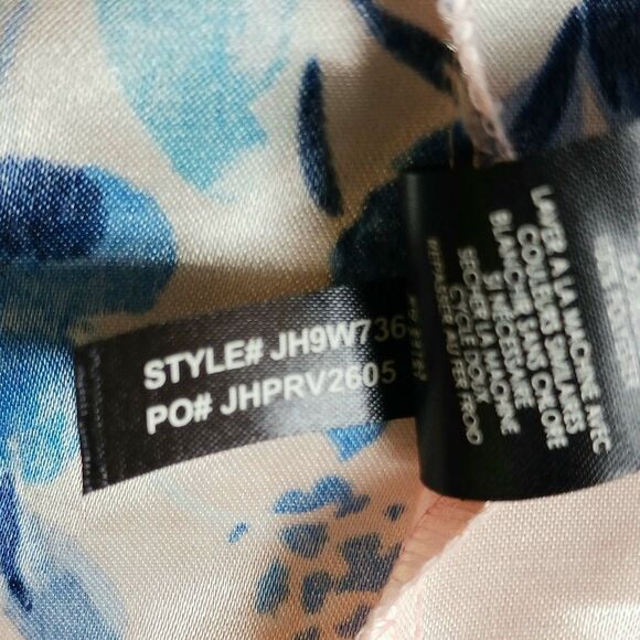 JESSICA HOWARD Easter Dress Pink Blue Floral Sleeveless Ruffled Wrap Size 18W - Picture 10 of 13